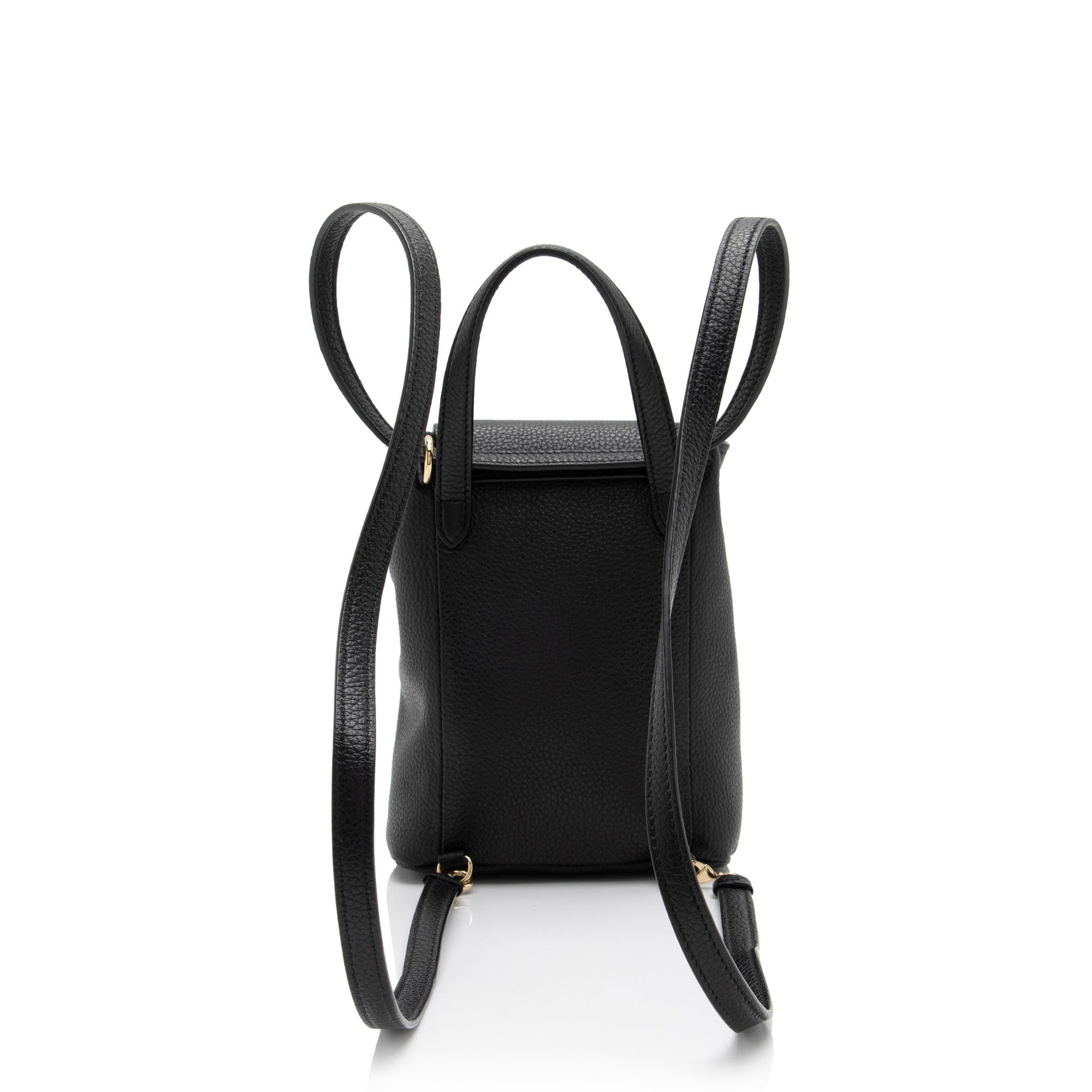 Salvatore Ferragamo Calfskin Gancini Mini Backpack (SHF-51pHFZ)
