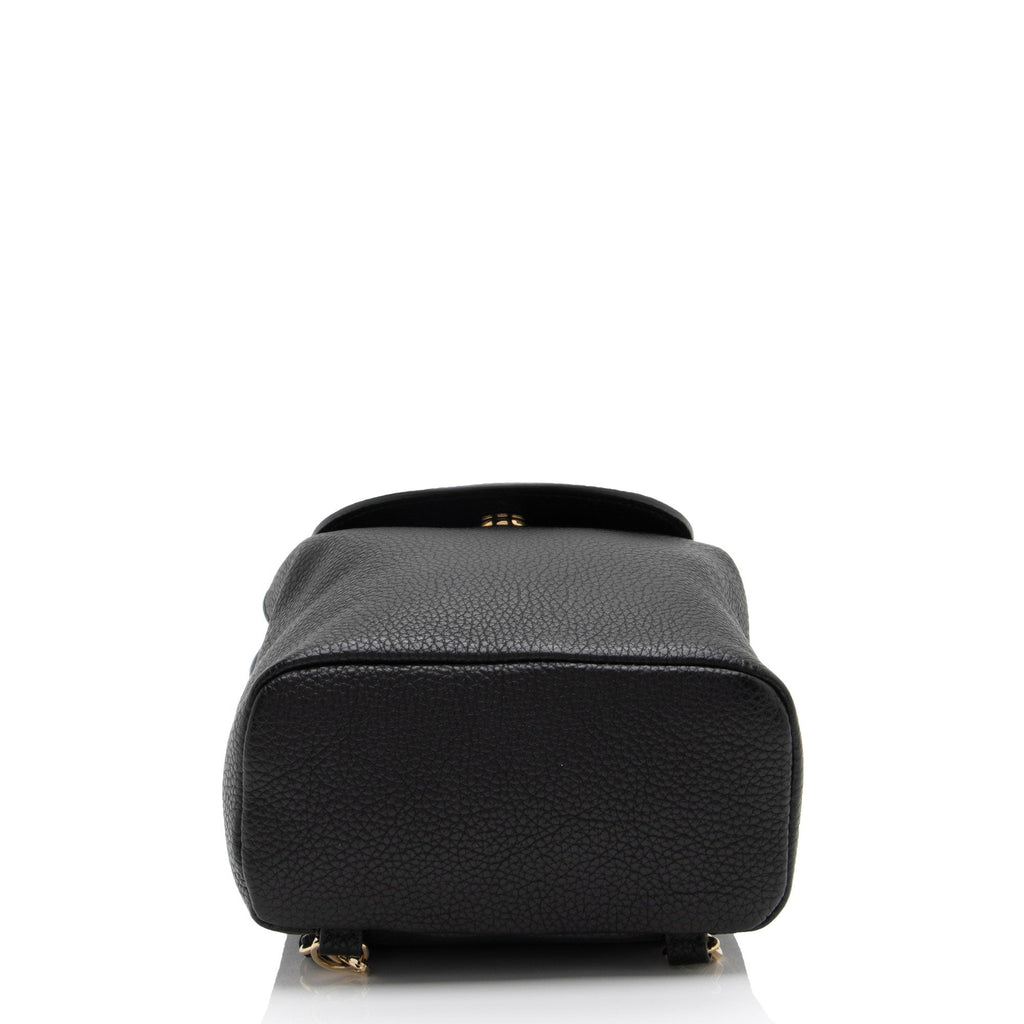 Salvatore Ferragamo Calfskin Gancini Mini Backpack (SHF-51pHFZ)