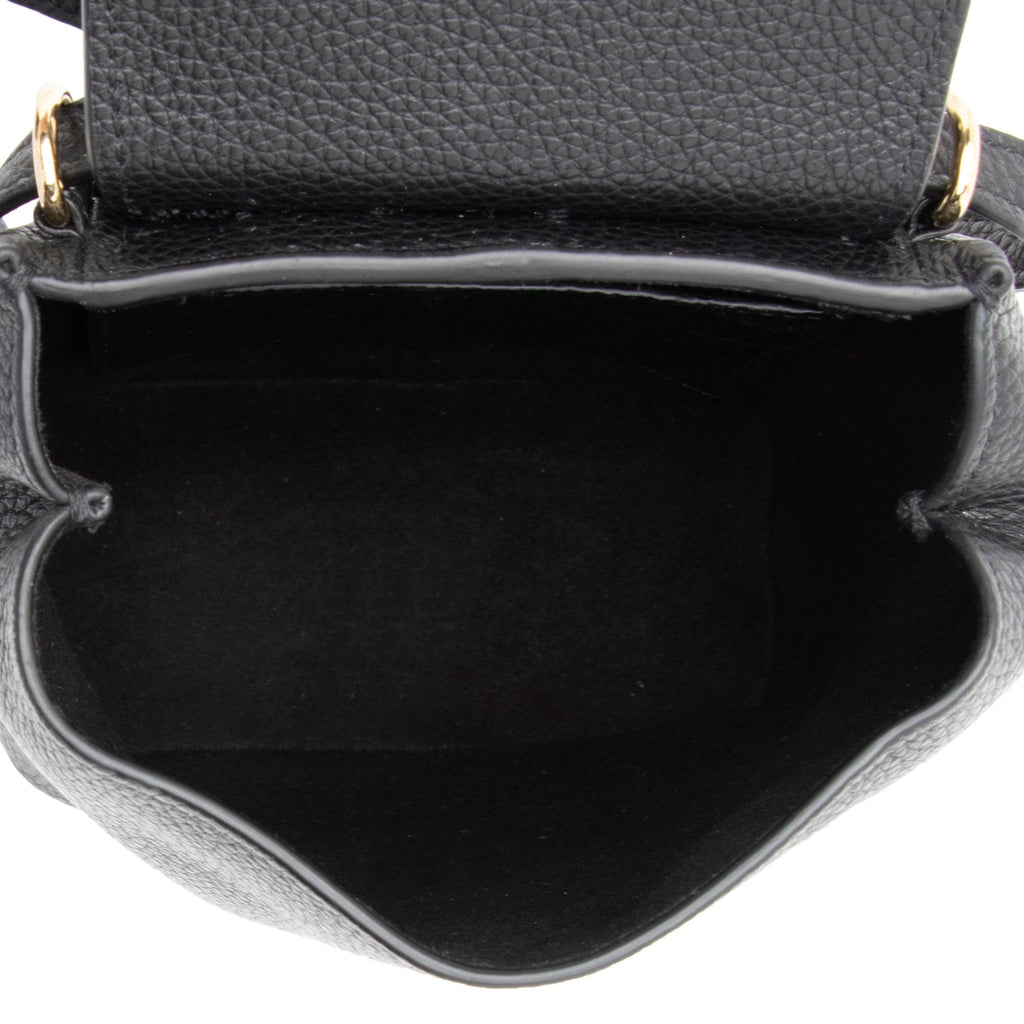 Salvatore Ferragamo Calfskin Gancini Mini Backpack (SHF-51pHFZ)