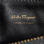 Salvatore Ferragamo Calfskin Gancini Pocket Messenger Bag (SHF-20244)