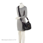 Salvatore Ferragamo Calfskin Gancini Pocket Messenger Bag (SHF-20244)