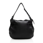 Salvatore Ferragamo Calfskin Gancini Shoulder Bag (SHF-22067)
