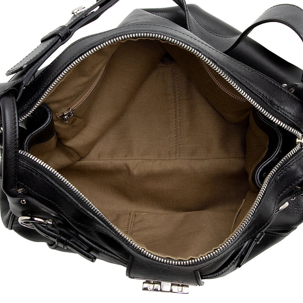 Salvatore Ferragamo Calfskin Gancini Shoulder Bag (SHF-22067)