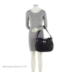 Salvatore Ferragamo Calfskin Gancini Shoulder Bag (SHF-22067)