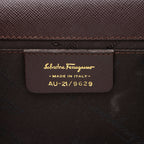 Salvatore Ferragamo Calfskin Gancini Wallet on Chain (SHF-lKM4sE)