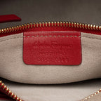 Salvatore Ferragamo Calfskin Jet Set Large Top Handle (SHF-VwIECE)
