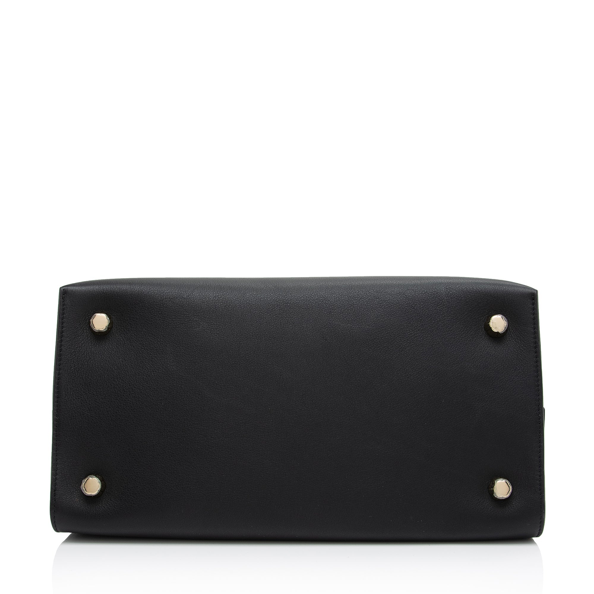Salvatore Ferragamo Calfskin Jet Set Top Handle Large Satchel (SHF-JMhPjy)
