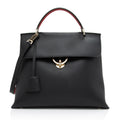 Salvatore Ferragamo Calfskin Jet Set Top Handle Large Satchel (SHF-JMhPjy)