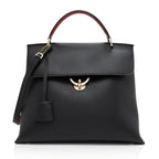 Salvatore Ferragamo Calfskin Jet Set Top Handle Large Satchel (SHF-JMhPjy)