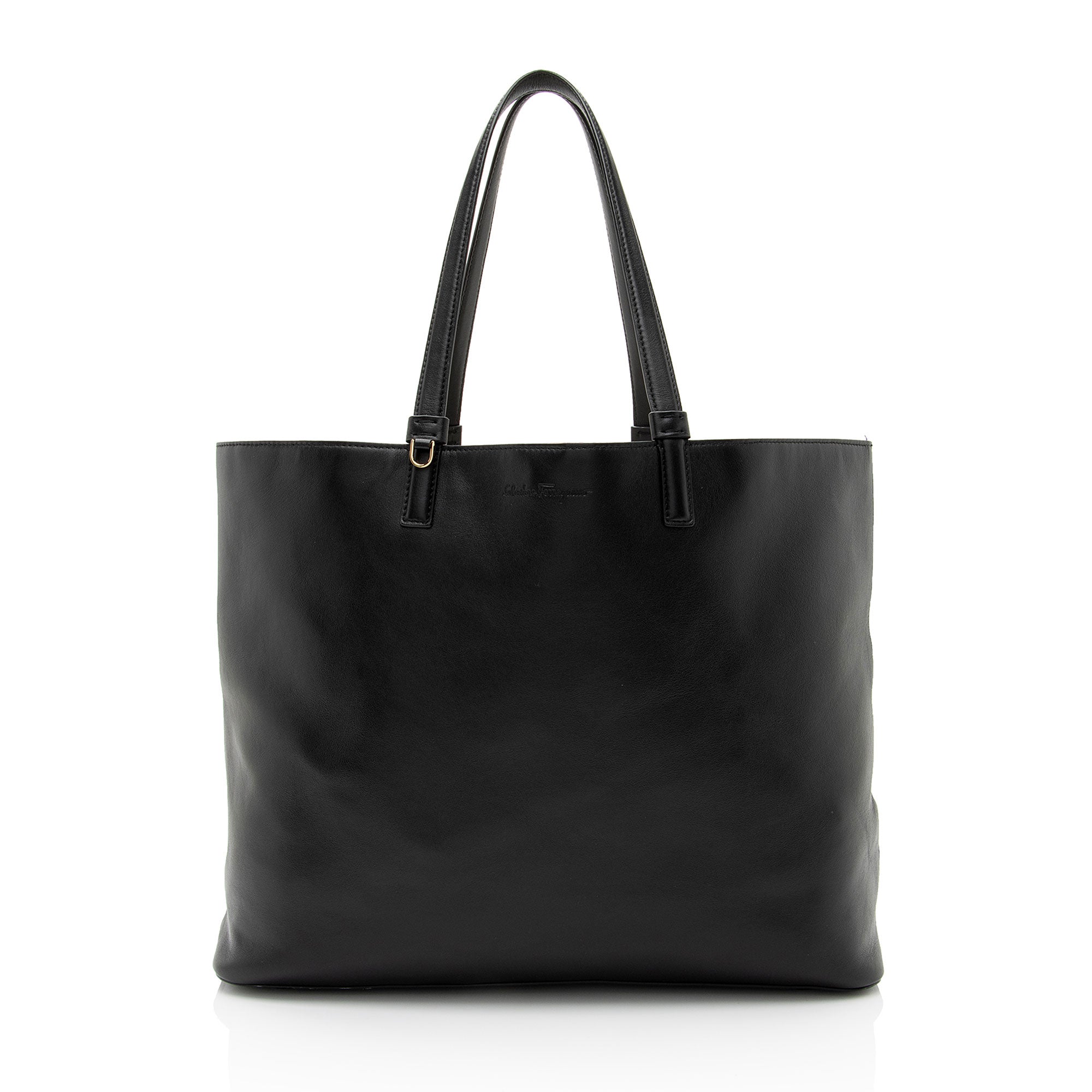Salvatore Ferragamo Calfskin Scarlet Tote (SHF-qRHgMd)