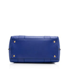 Salvatore Ferragamo Calfskin Sookie Gancini Satchel (SHF-23784)