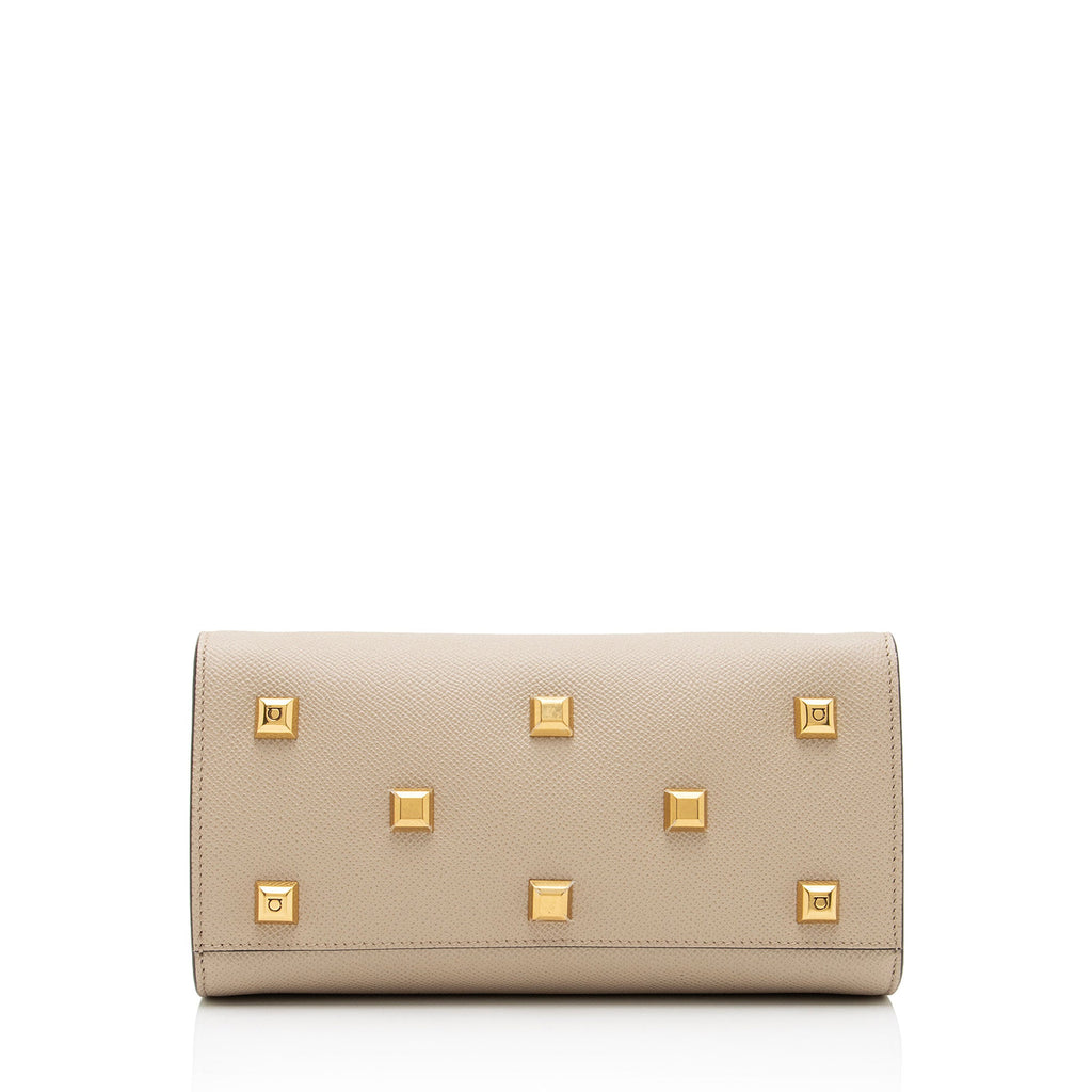 Salvatore Ferragamo Calfskin Studio Small Tote (SHF-tSZq4B)