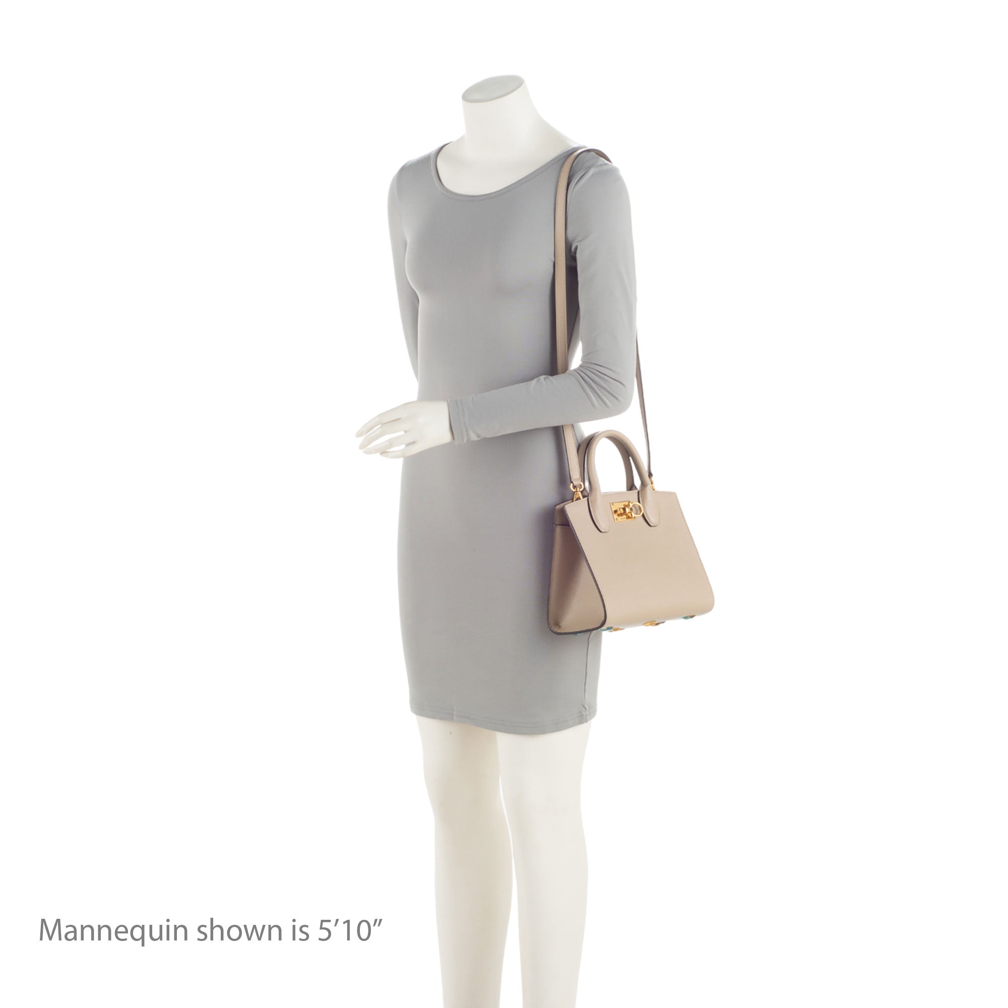 Salvatore Ferragamo Calfskin Studio Small Tote (SHF-tSZq4B)