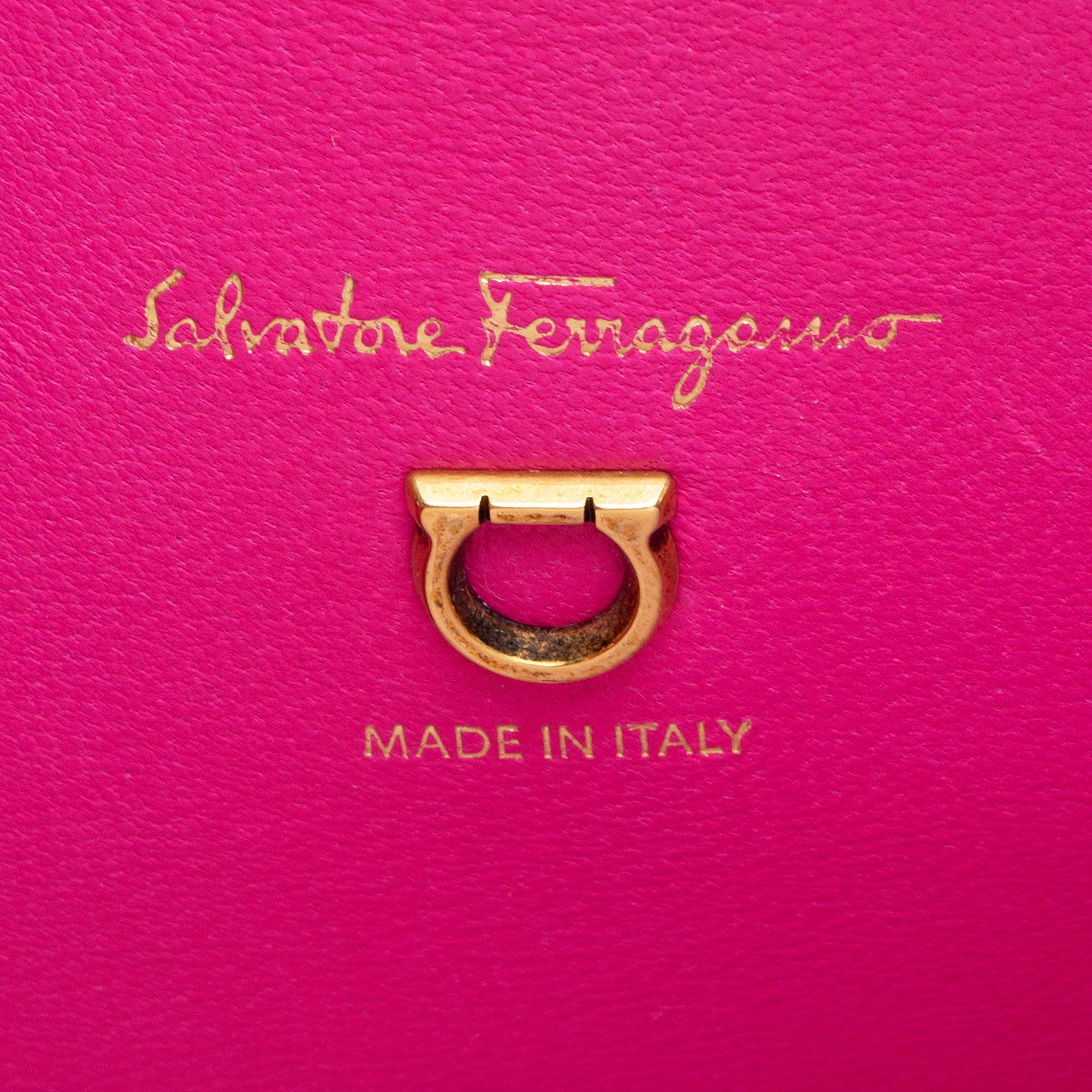 Ferragamo Calfskin Studio Small Tote - FINAL SALE