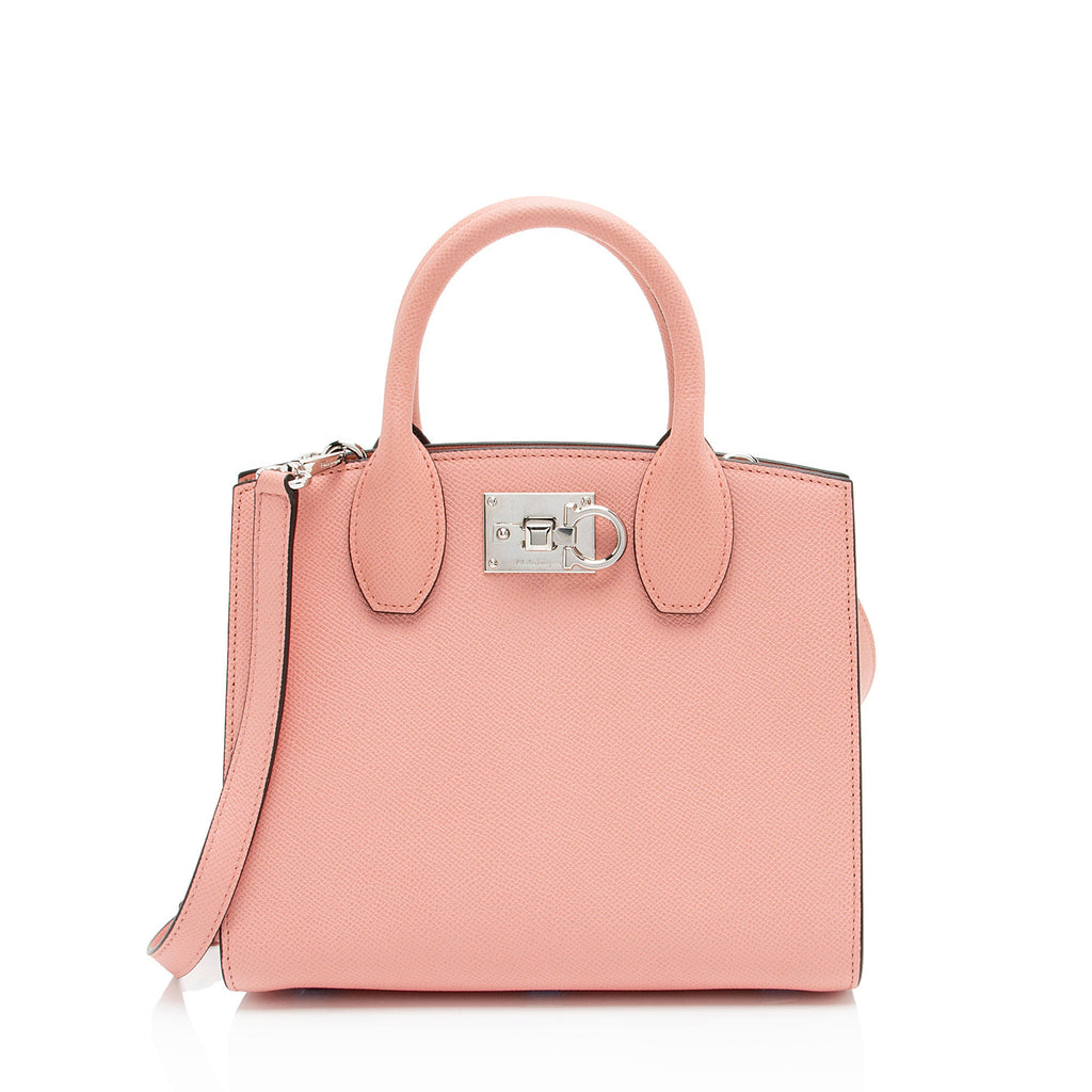 Ferragamo Calfskin Studio Small Tote