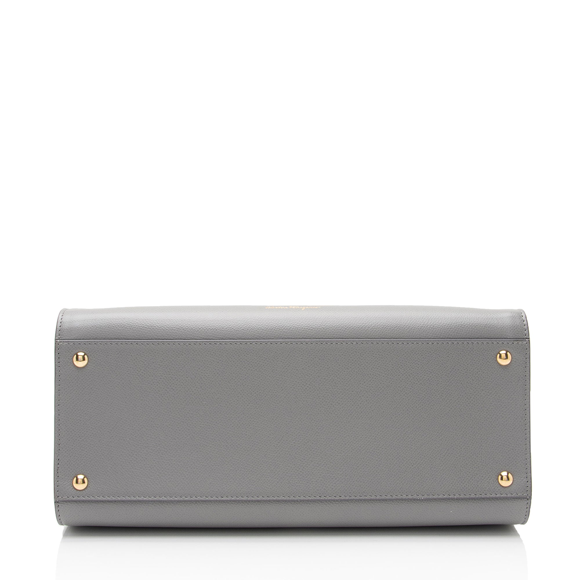 Salvatore Ferragamo Calfskin Today Medium Tote (SHF-9Eklg7)