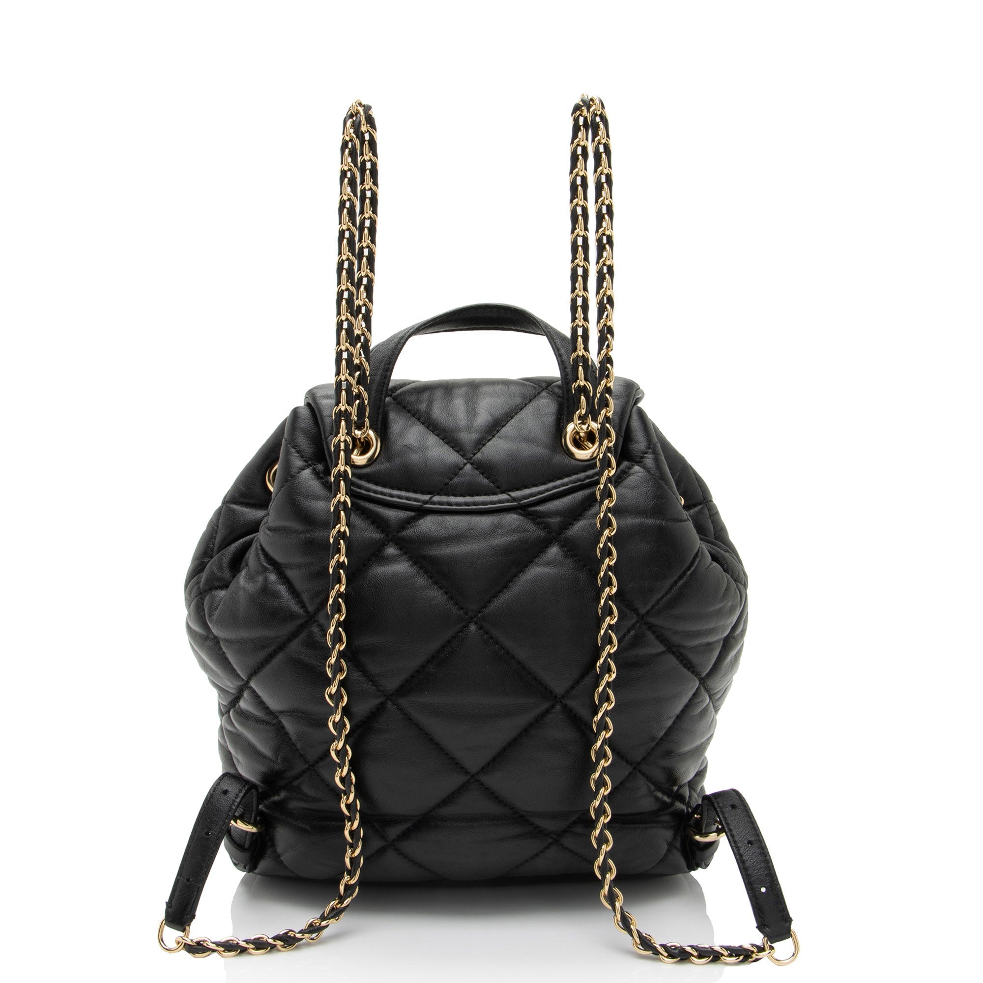 Salvatore Ferragamo Quilted Calfskin Giuliette Backpack (SHF-wZ9niM)