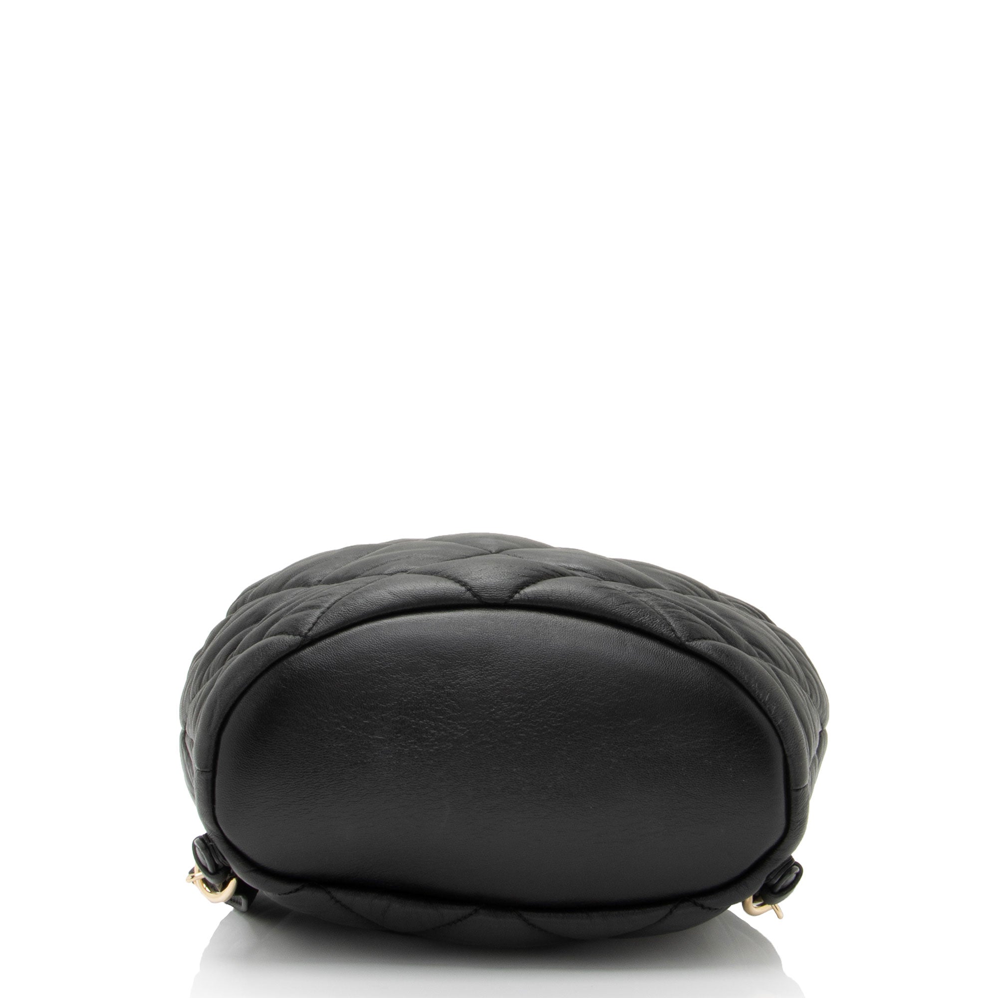 Salvatore Ferragamo Quilted Calfskin Giuliette Backpack (SHF-wZ9niM)