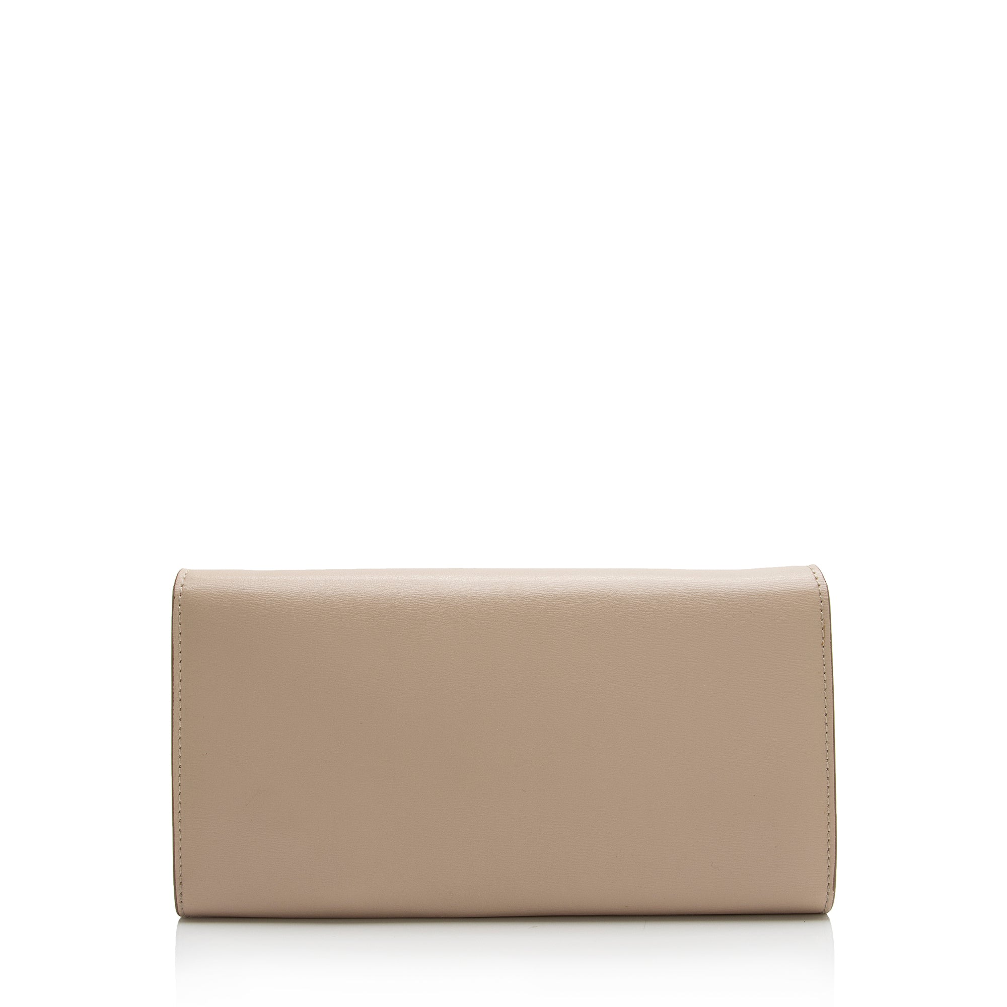 Salvatore Ferragamo Smooth Calfskin Gancio Chain Wallet (SHF-23747)