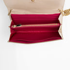 Salvatore Ferragamo Smooth Calfskin Gancio Chain Wallet (SHF-23747)