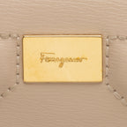 Salvatore Ferragamo Smooth Calfskin Gancio Chain Wallet (SHF-23747)