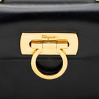 Salvatore Ferragamo Vintage Calfskin Gancini Top Handle (SHF-MXCzTv)