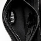 Salvatore Ferragamo Shiny Calfskin Gancini Long Wallet - FINAL SALE (SHF-zI2Lod)