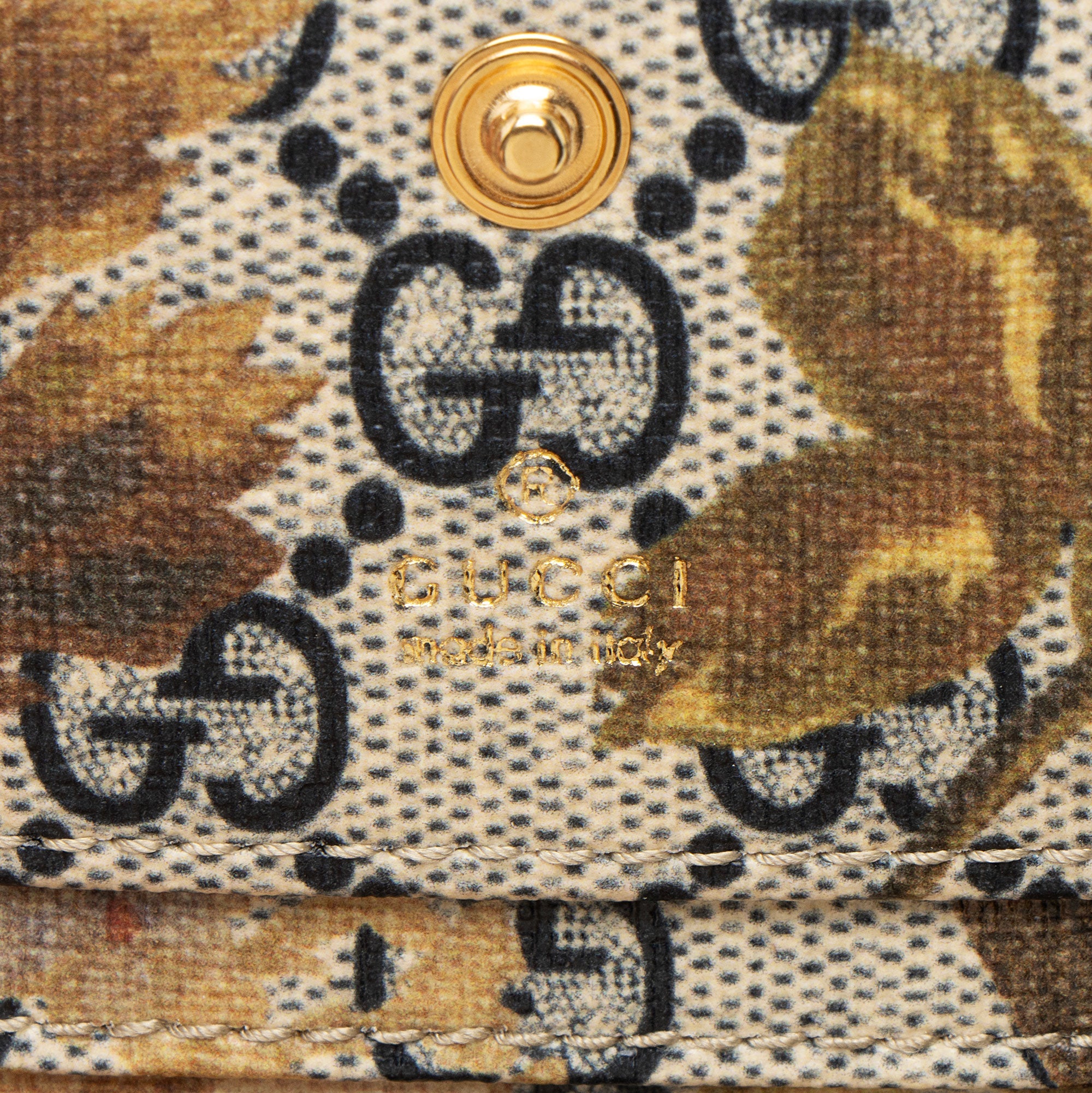 Supreme GG Supreme Water Flora Ophidia Card Case Wallet