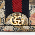 Supreme GG Supreme Water Flora Ophidia Card Case Wallet
