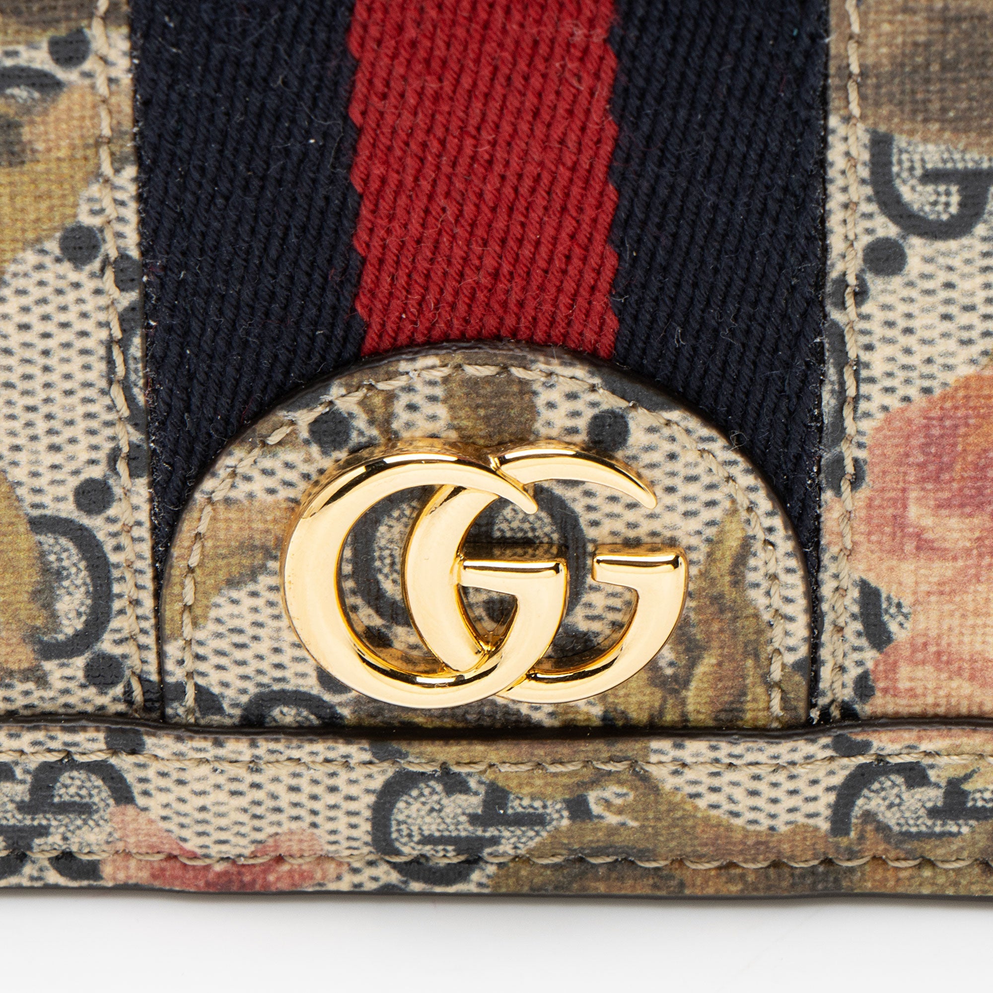 Supreme GG Supreme Water Flora Ophidia Card Case Wallet