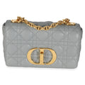 Christian Dior Blue Supple Calfskin Small Caro Chain Bag