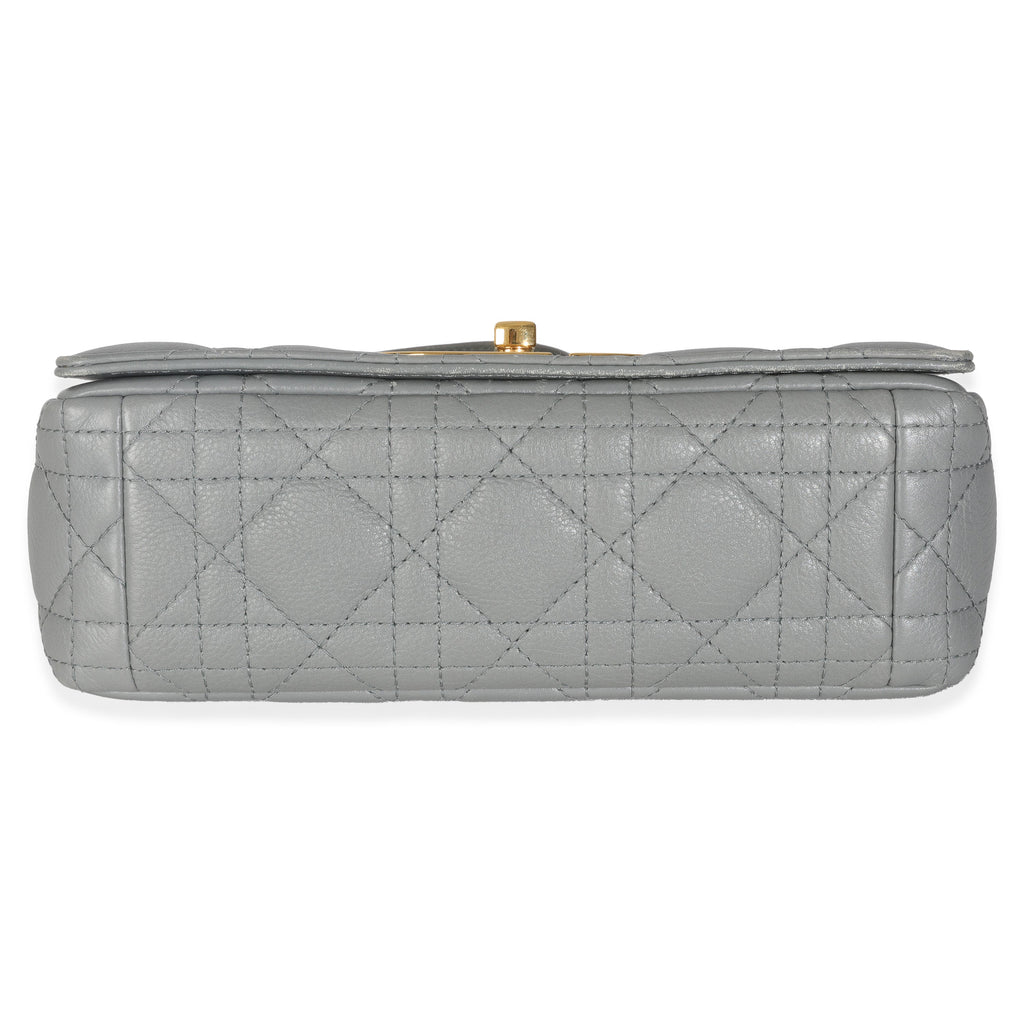 Christian Dior Blue Supple Calfskin Small Caro Chain Bag
