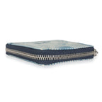 Louis Vuitton Blue Hickory Stripes Denim Monogram Watercolor Wallet On Strap