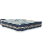 Louis Vuitton Blue Hickory Stripes Denim Monogram Watercolor Wallet On Strap