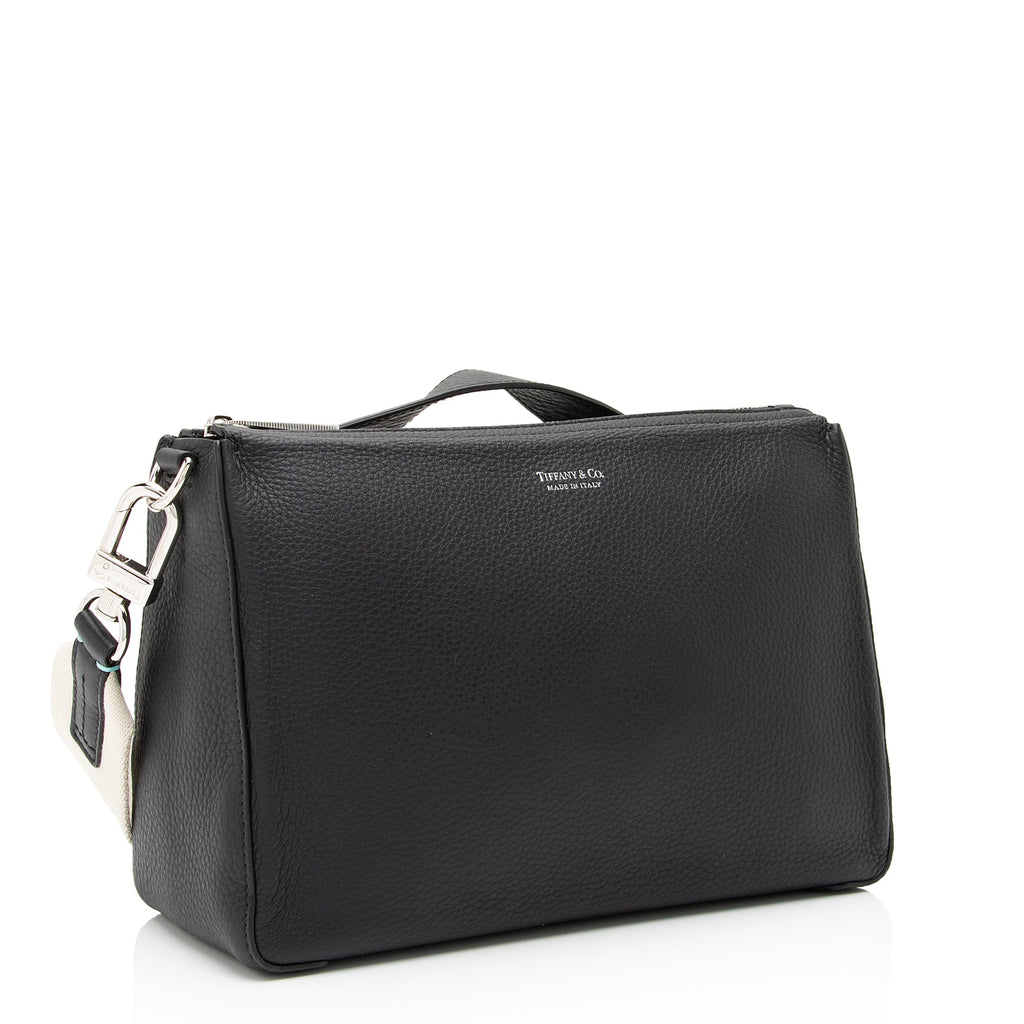 Tiffany & Co. Grained Calfskin Crossbody Bag (SHF-Nq3DCu)