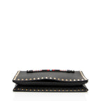 Valentino Calfskin Beaded Rockstud Clutch