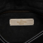 Valentino Calfskin Beaded Rockstud Clutch
