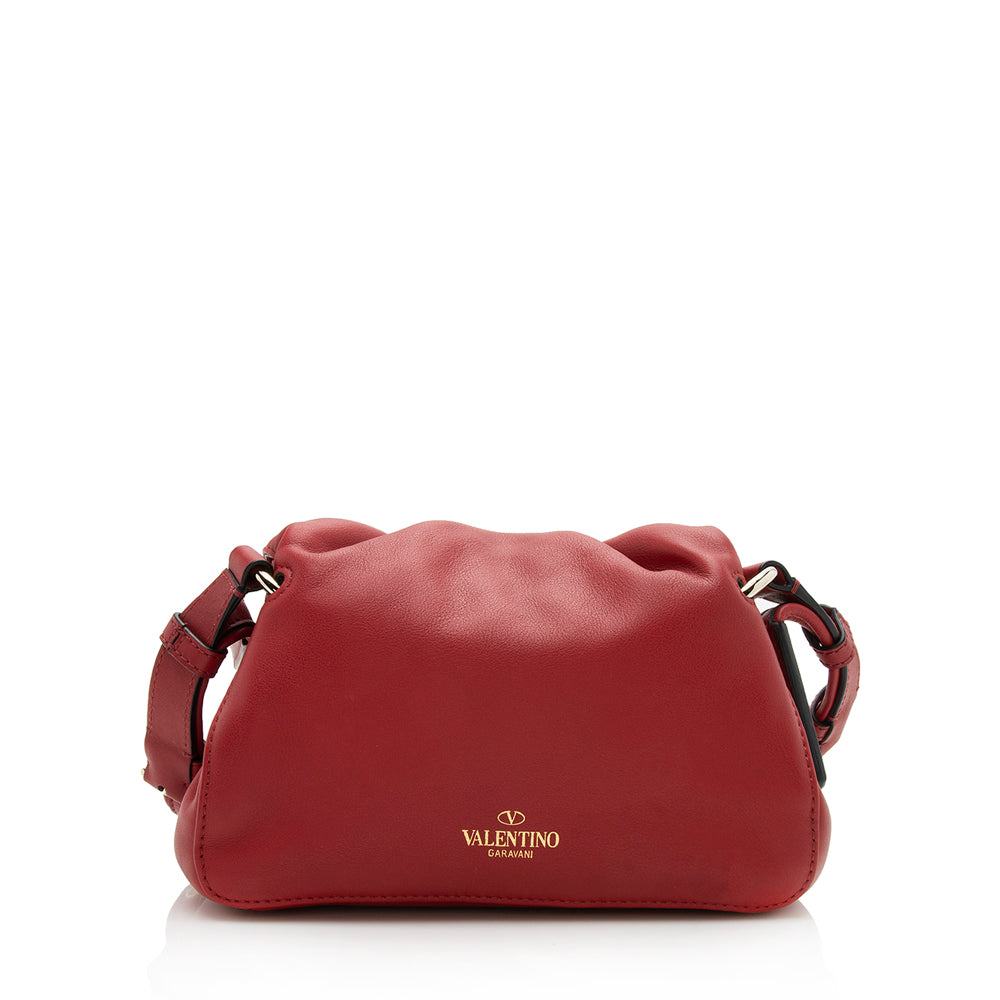 Valentino Calfskin Bloomy Mini Shoulder Bag (SHF-12181)