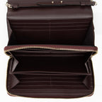 Valentino Calfskin Carry Secrets Rockstud Chain Wallet (SHF-23163)