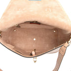 Valentino Calfskin Demilune Rockstud Small Double Handle Satchel (SHF-23417)