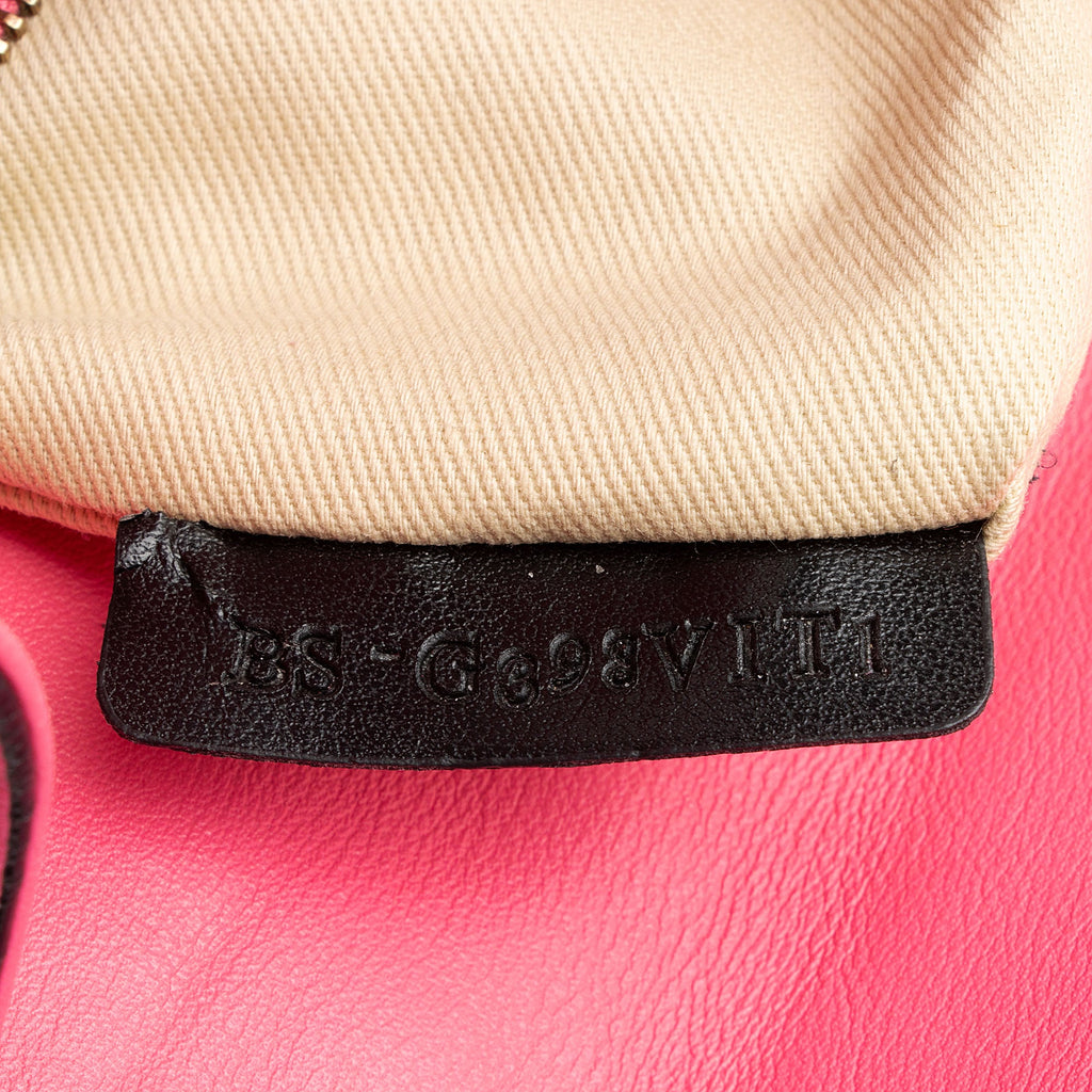 Valentino Calfskin Glam Lock Medium Shoulder Bag