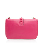 Valentino Calfskin Glam Lock Medium Shoulder Bag (SHF-H9eHek)