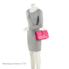 Valentino Calfskin Glam Lock Medium Shoulder Bag (SHF-H9eHek)