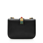 Valentino Calfskin Glam Lock Small Shoulder Bag - FINAL SALE (SHF-19505)