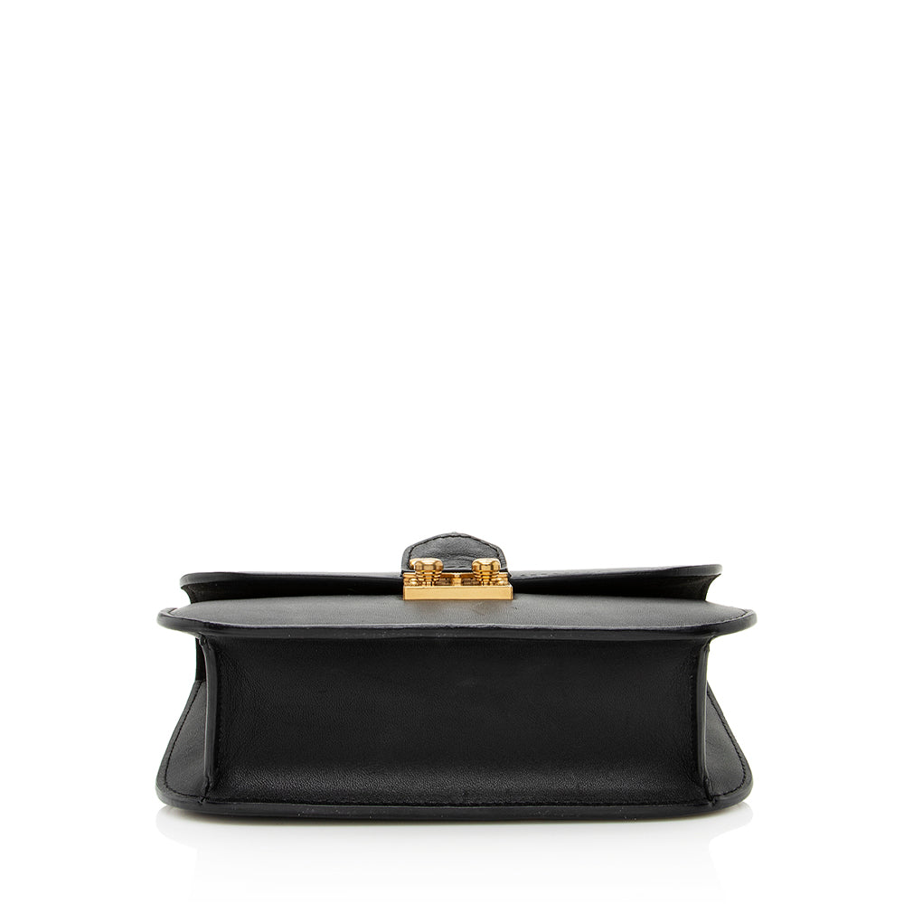 Valentino Calfskin Glam Lock Small Shoulder Bag - FINAL SALE (SHF-19505)