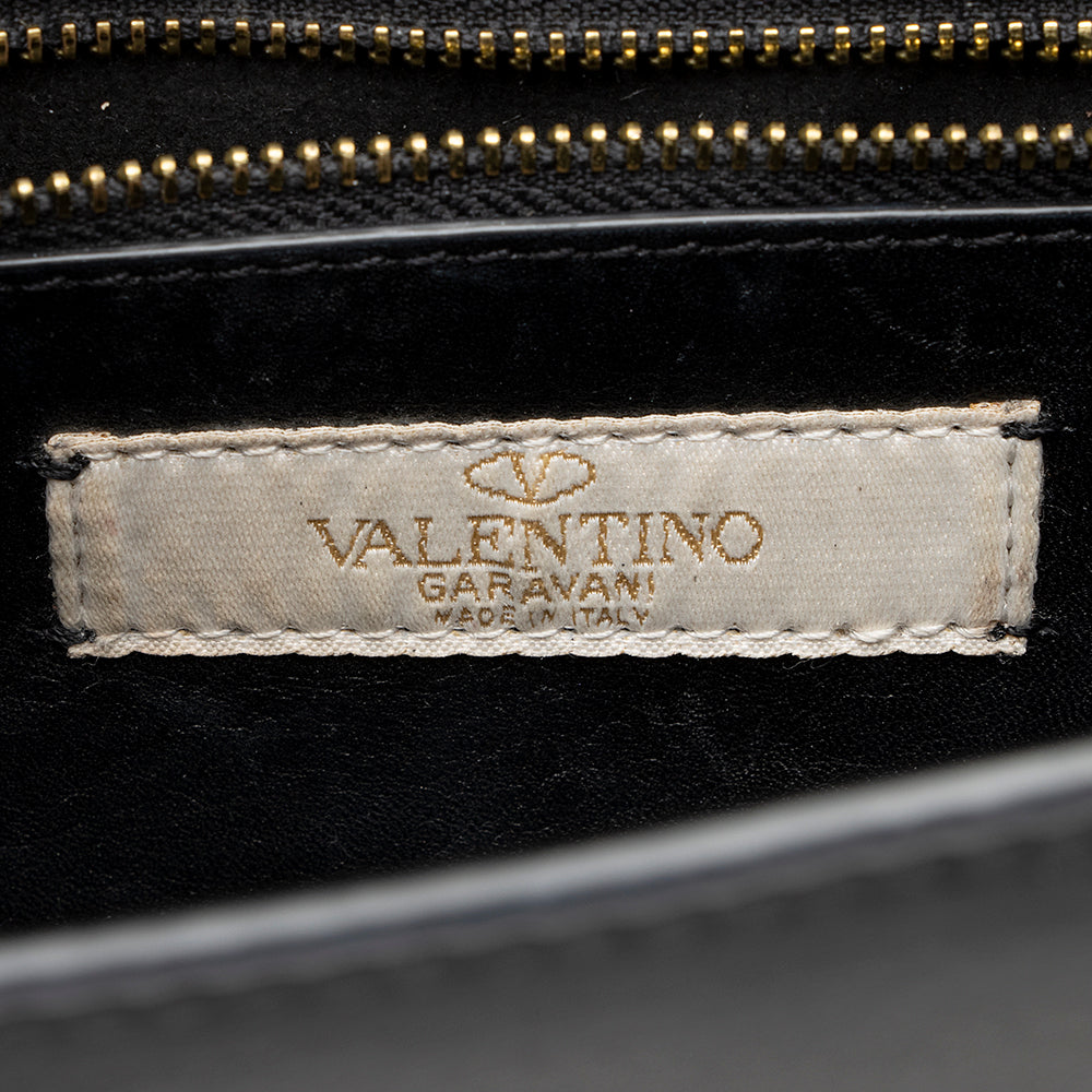 Valentino Calfskin Glam Lock Small Shoulder Bag - FINAL SALE (SHF-19505)