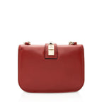 Valentino Calfskin Glam Lock Small Shoulder Bag (SHF-19767)