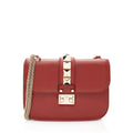 Valentino Calfskin Glam Lock Small Shoulder Bag (SHF-19767)