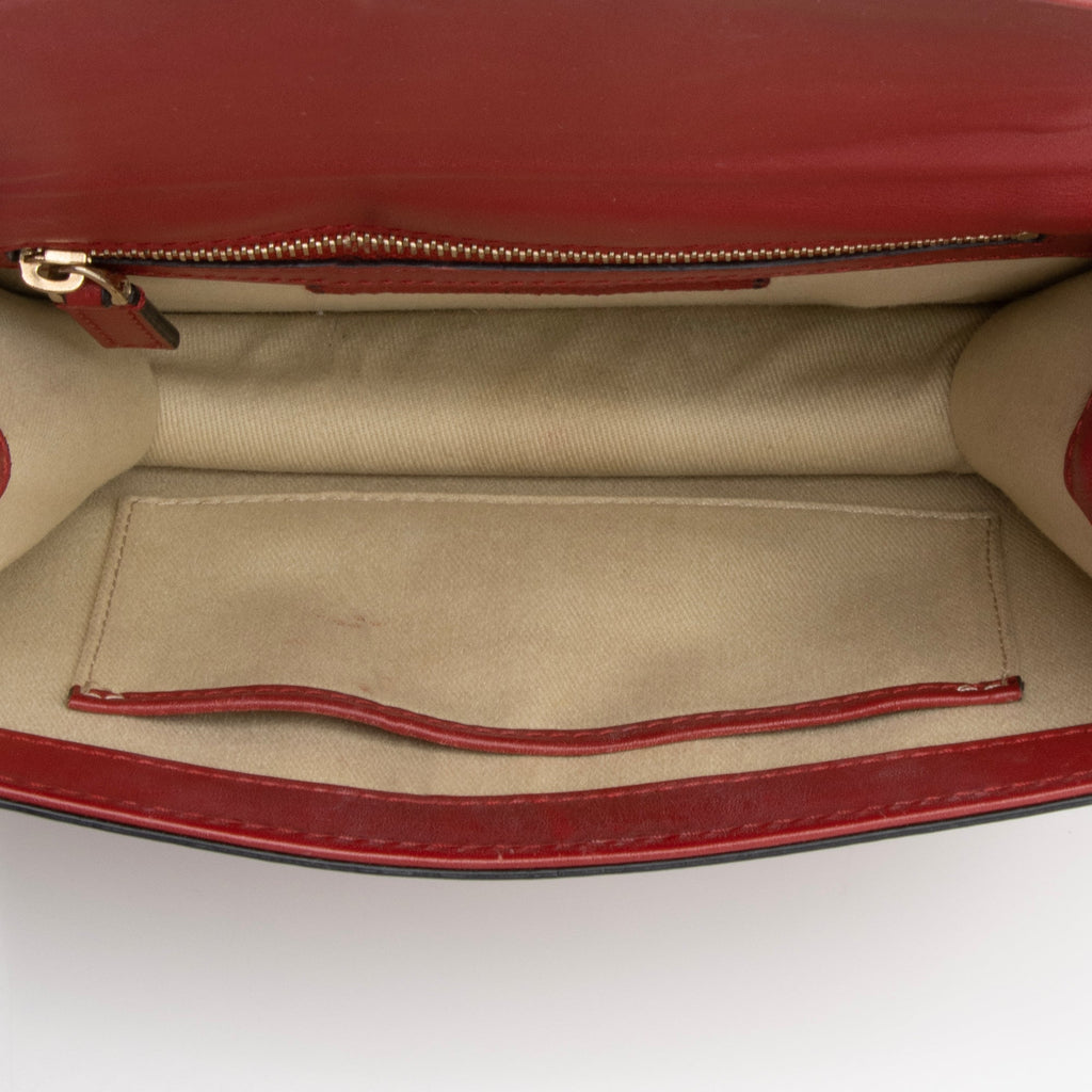 Valentino Calfskin Glam Lock Small Shoulder Bag (SHF-22684)