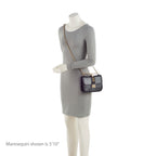 Valentino Calfskin Glam Lock Small Shoulder Bag (SHF-lIUmOS)